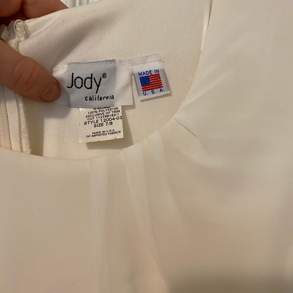 Gorgeous long white dress. Never been worn!